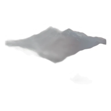 polaroid picture of moutain lanscape sticker