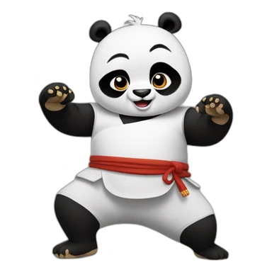 kungfu panda sticker