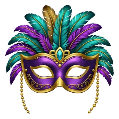 mascara de carnaval sticker