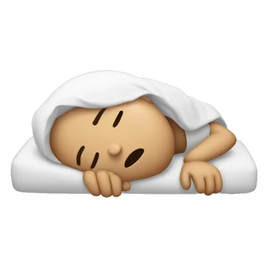 Falling asleep cross armed sticker