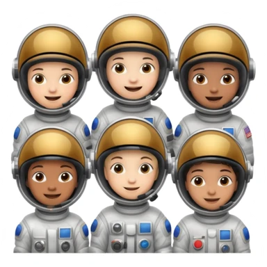Astronaut Kids sticker