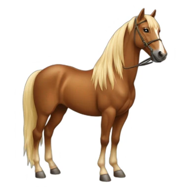 un chaval qui fais du cheval sticker