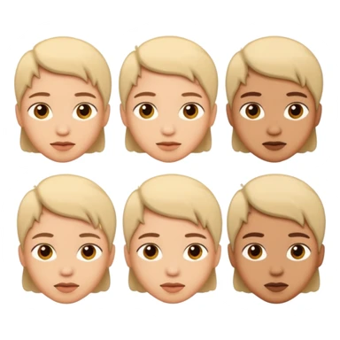 This emoji but 3d, in diferent perspective: 👤 sticker