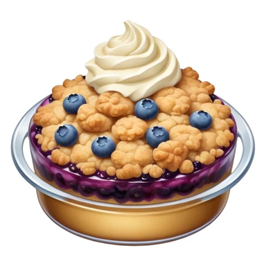Blueberry crumble sticker
