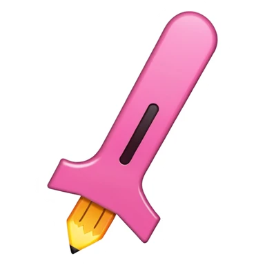 exclamation mark in color EA9197 sticker