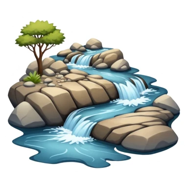 River stream sticker