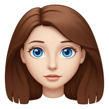 Amour impossible femme aux yeux bleu sticker