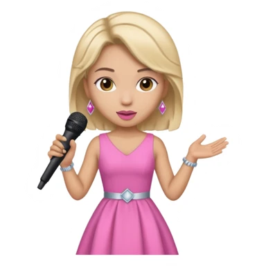 ice spice with microphone sticker