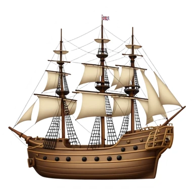 british war ship 19 century sticker