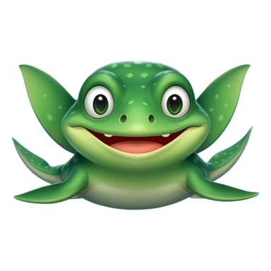 pepe the frog but as a stingray sticker