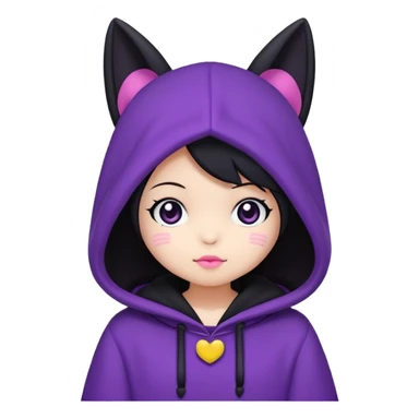 Kuromi Sanrio cute  sticker