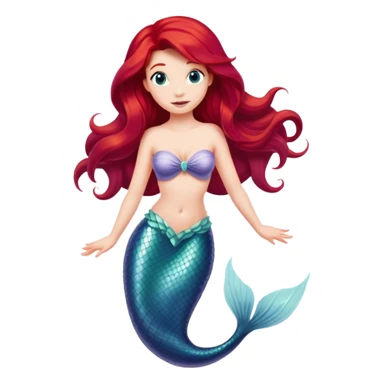 ariel mermaid sticker