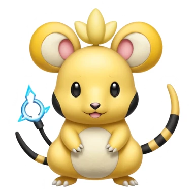 Ampharos-Dedenne-Emolga-fusion sticker