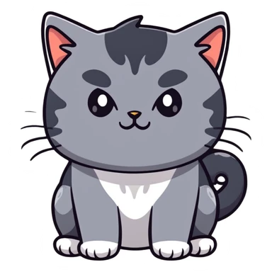 cat rolling their eyes sticker