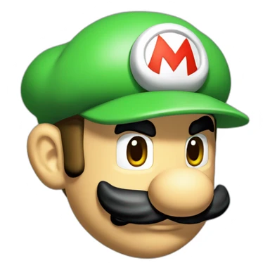 Luigi de Super Mario Bros sticker