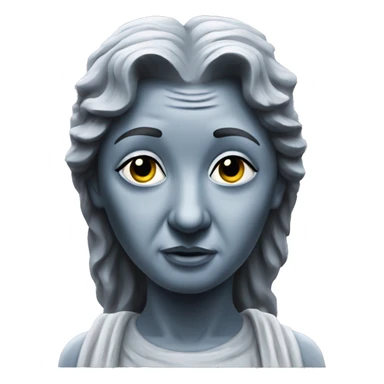weeping angel statue  sticker