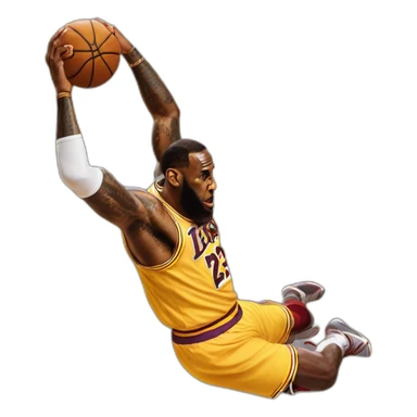 lebron james dunking on me sticker