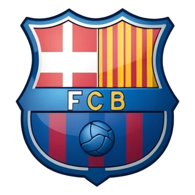 Logotipo de fc barcelona sticker