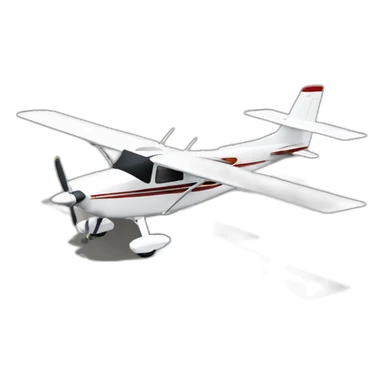 cessna 172 with wheels sticker