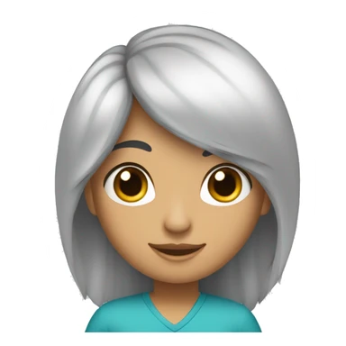 Chico moreno de pelo lacio y chica blanca de pelo negro y largo  sticker