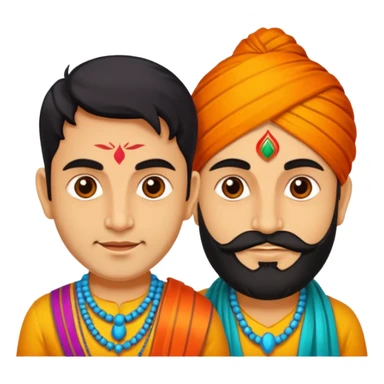 Vikram and betal cartoon sticker
