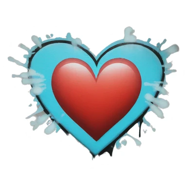 I love you sign in graffiti  sticker