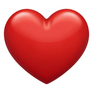 Left half of A red geart sticker