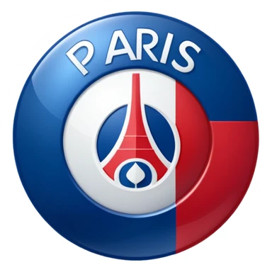 Psg logo with a kaina name sticker
