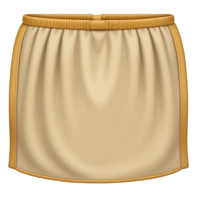beige waist cloth sticker