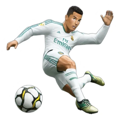 ronaldo bicycle kick sticker