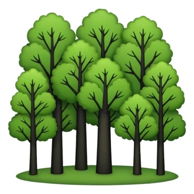 In our hometown, there’s plenty of trees sticker