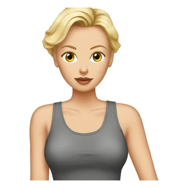 charlize theron wearing tank top sticker