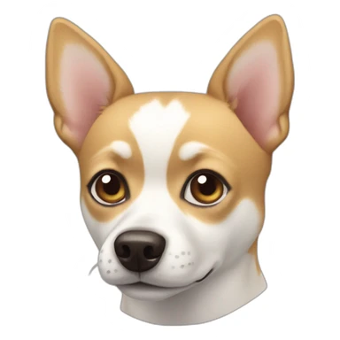 Chihuahua & husky mix sticker