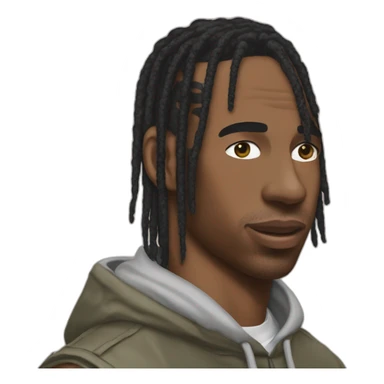 Jordan Travis Scott sticker