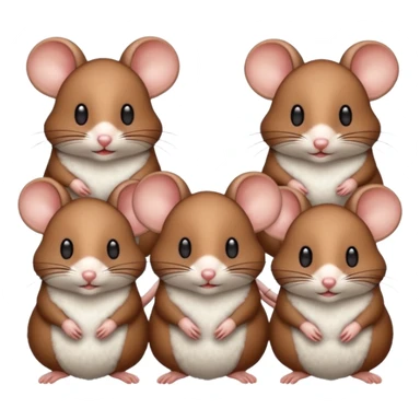 Woolly mice sticker
