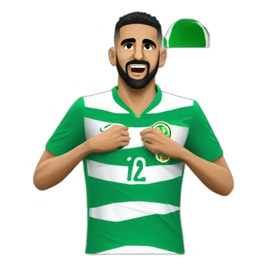 Riyad Mahrez algeria sticker