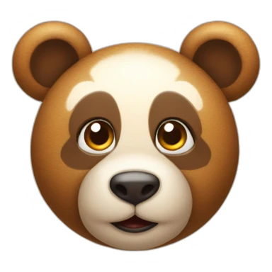 Nounours avec des cœurs dans yeux les yeux sticker