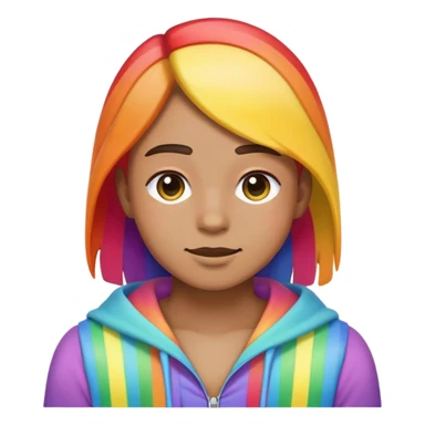 This guy but with rainbow clothes sticker