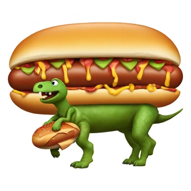 Cowboy riding a hotdog and beach in ocean with turtle head with 5 legs sticker