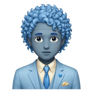 ethereal-pastel-transparent-translucent-gorgeous-spectral-dark-greyish-blue-whitish-gloomy-man-with-blue-curly-hair-with-a-beautiful-creme-suit sticker