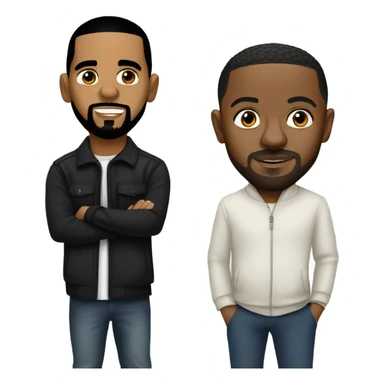 Drake and kenrick lama sticker