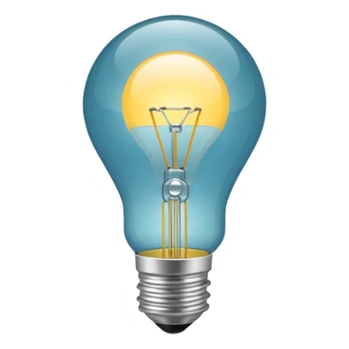 light bulb with small network nodes around sticker