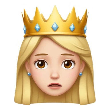 Frustrated princess  sticker