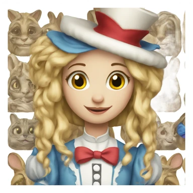Alice in Wonderland sticker