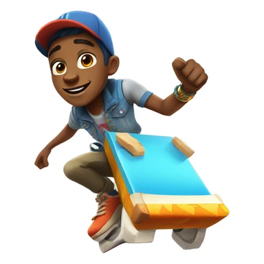 Fresh from subway surfers sticker
