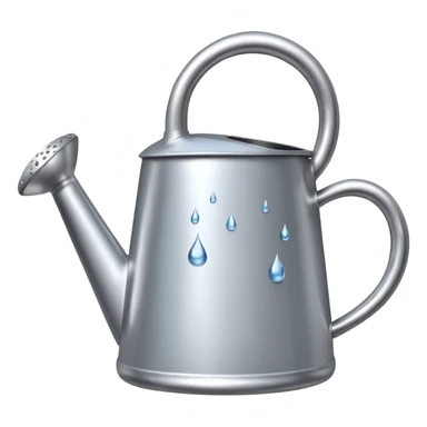 watering pot silver sticker