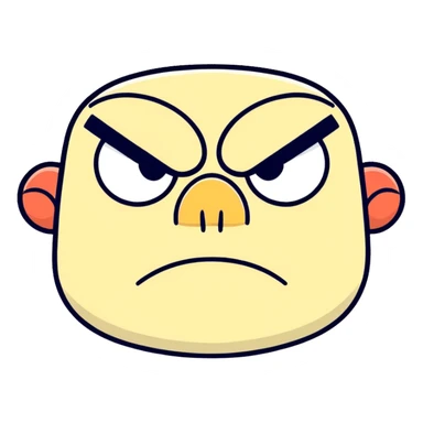 ￼ Grumpy sticker