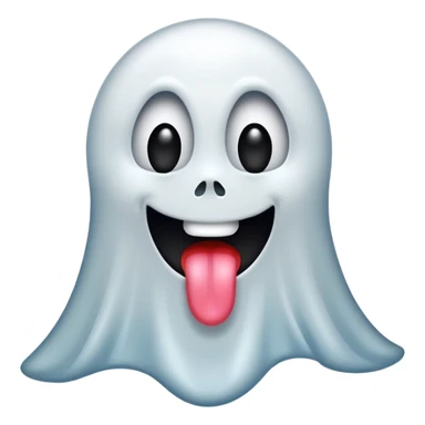 Fantasma sacando la lengua  sticker