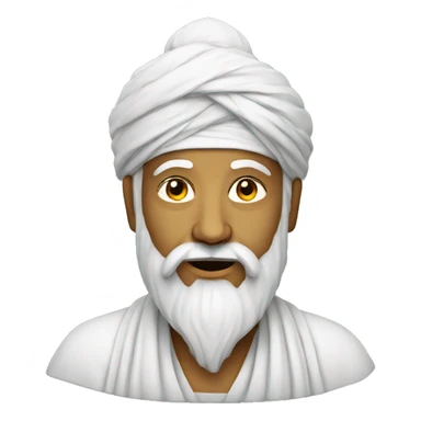 guru ji with face developer sticker