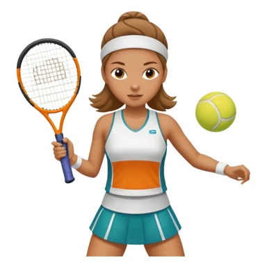 women playing tennis  sticker
